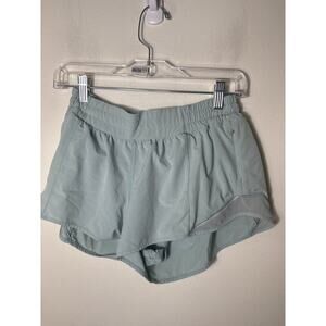 Lululemon Light Aqua Athletic Shorts Sz 10